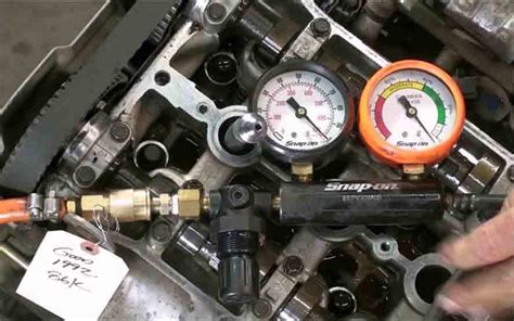 leak down test is good but hard start|gasket leak test.